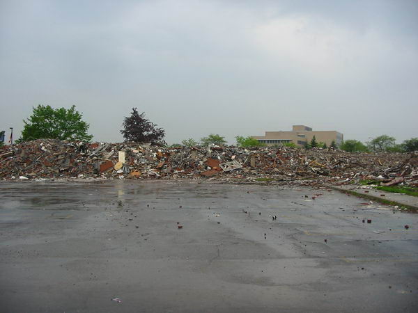 Northland Inn - 2002 Demolition (newer photo)